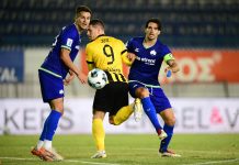 Ο Γιοβιτς έφερε τα... πάνω - κάτω για την ΑΕΚ στο Περιστέρι (ΦΩΤΟ Eurokinissi)