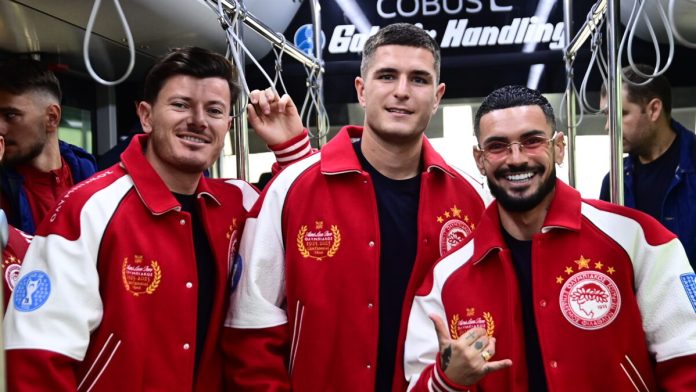 Ο Ολυμπιακός «πέταξε» για Βαρκελώνη ενόψει του αγώνα με την Η αναχώρηση των παικτών του Ολυμπιακού για Βαρκελώνη