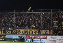 Αστέρας Τρίπολης – ΑΕΚ: Πάνω από 2.000 οπαδοί της Ένωσης στις κερκίδες Οπαδοί της ΑΕΚ