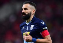 Ο Δημήτρης Σιόβας θα γίνει ξανά δίδυμο με τον Κώστα Μανωλά στον Παναξιακό Ο Σιόβας