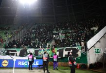 Παναθηναϊκός live για την 7η αγωνιστική του Europa League Οι φίλαθλοι του Παναθηναϊκού στη Βουδαπέστη/ (ΔΗΜΗΤΡΗΣ ΜΠΙΡΝΤΑΧΑΣ / EUROKINISSI)