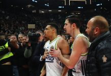 Ο Μπάλντγουιν προκάλεσε σύρραξη στο φινάλε του Παναθηναϊκός Ο Μπάλντγουιν