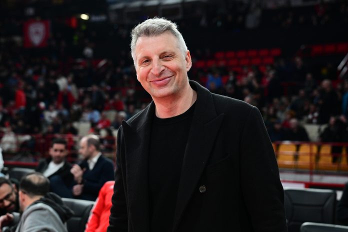 Ο Παπαλουκάς στο ΣΕΦ/ (KLODIAN LATO / EUROKINISSI)