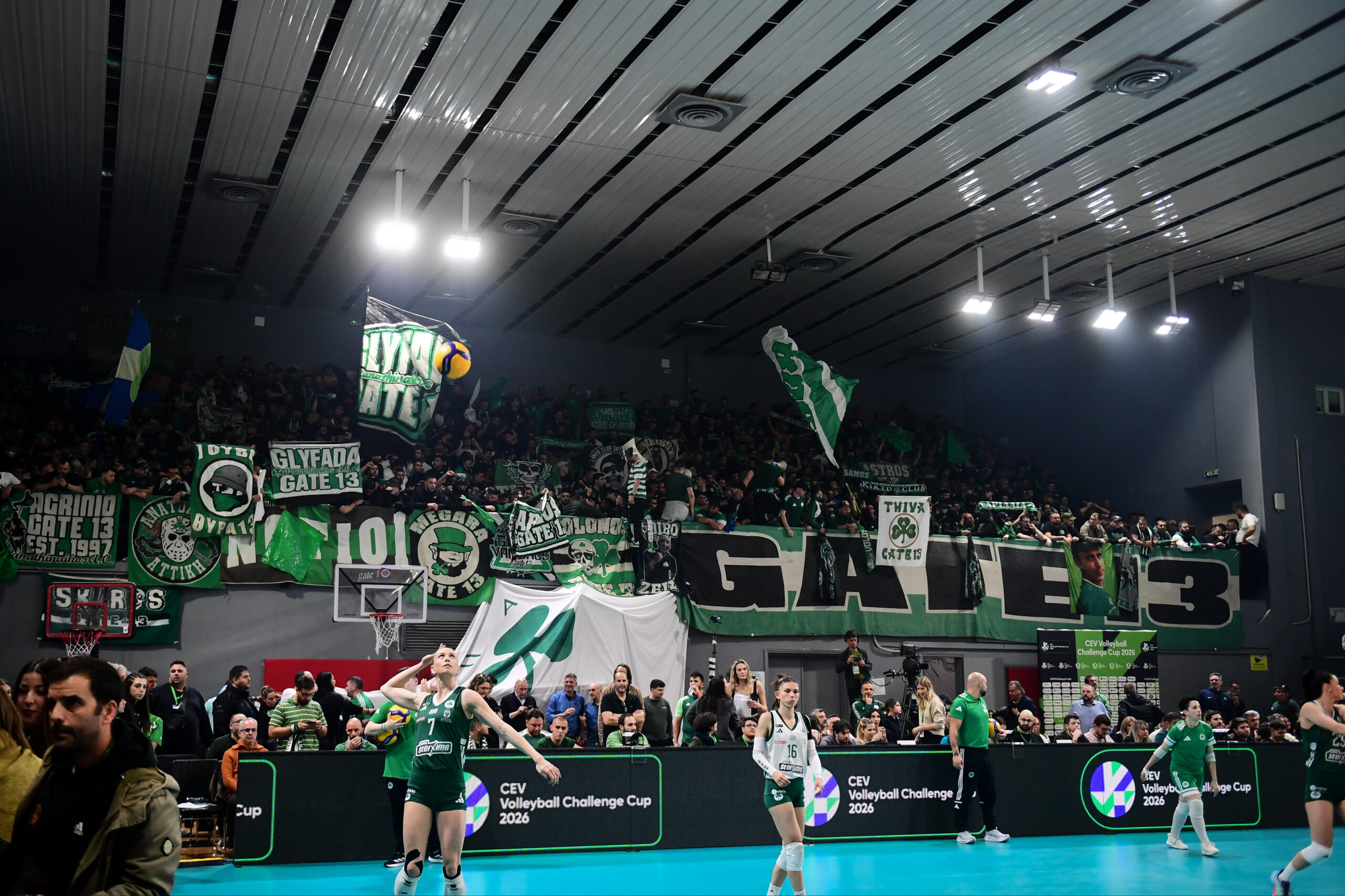 CEV WOMEN'S CHALLENGE CUP 2025-2026 / 2ος ΤΕΛΙΚΟΣ / ΠΑΟ - ΒΑΛΕΦΟΛΙΑ (ΔΗΜΗΤΡΗΣ ΜΠΙΡΝΤΑΧΑΣ / EUROKINISSI)