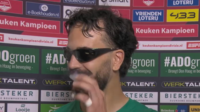 Ποδοσφαιριστής στην Ολλανδία έγινε viral κάνοντας δηλώσεις με πούρο και Ο Ντιόγκο Τόμας