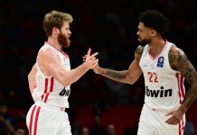 Άρης 92-81: Παραμένουν αήττητοι οι Πειραιώτες με νέα άνετη νίκη στο ΣΕΦ για την GBL Γούκαπ και Ντόρσεϊ