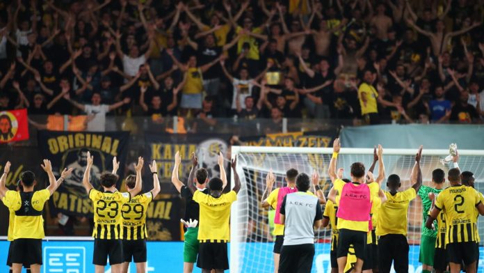 Ανοίγει η θύρα 39 της «Allwyn Arena» για τους οπαδούς, ΦΩΤΟ ΑΡΓΥΡΩ ΑΝΑΣΤΑΣΙΟΥ