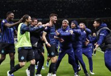 Απίθανη ανατροπή και πρόκριση στον τελικό του Coppa Italia για τους «νερατζούρι» Οι παίκτες και το επιτελείο της Ίντερ