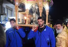 Η Εθνική πόλο ανδρών συμμετείχε στην Ακολουθία του Επιταφίου στην Αλεξανδρούπολη epitafios polo