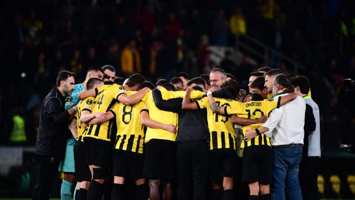 Οι παίκτες της ΑΕΚ