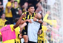 ΠΑΟΚ: Το μαγικό γκολ του Πινέδα για το 3-0 Ο Πινέδα πανηγυρίσει το τρίτο γκολ της ΑΕΚ κόντρα στον ΠΑΟΚ