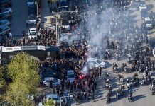 Παναθηναϊκός live στην πρεμιέρα των πλέι οφ της Super League Η αναχώρηση του ΠΑΟΚ για την Τούμπα/ EUROKINISSI