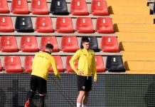 Ράγιο Βαγιεκάνο – ΑΕΚ: Για προληπτικούς λόγους εκτός ο Ραζβάν Μαρίν Ο Μαρίν στην προπόνηση στο Βαγιέκας