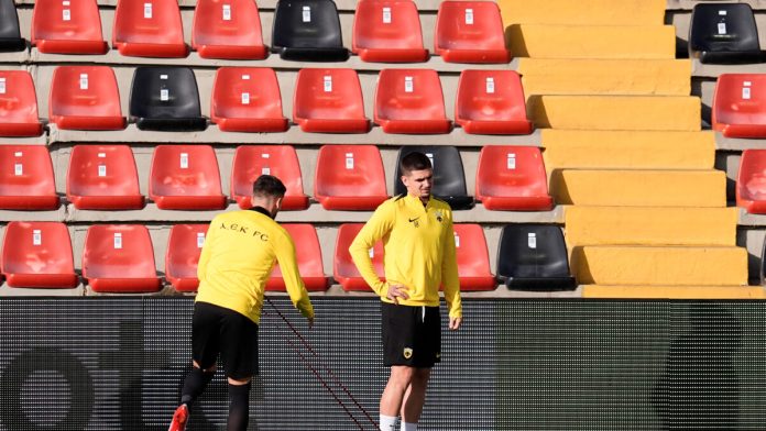 Ο Μαρίν στην προπόνηση στο Βαγιέκας