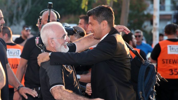 Ο Σαββίδης με τον Λουτσέσκου