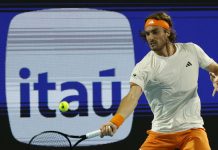 Φαμπιάν Μαροζάν – Στέφανος Τσιτσιπάς: Διεκόπη στο τρίτο σετ η πρεμιέρα του Έλληνα πρωταθλητή στο Μόναχο ΦΩΤΟ Credit: Geoff Burke-Imagn Images