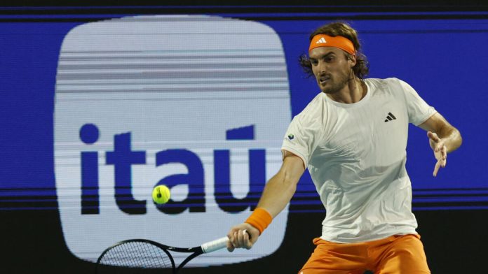 Φαμπιάν Μαροζάν - Στέφανος Τσιτσιπάς: Διεκόπη στο τρίτο σετ η ΦΩΤΟ Credit: Geoff Burke-Imagn Images