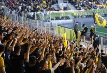 10.000 οπαδοί της Ένωσης στην τελευταία προπόνηση της ομάδας, παραμονές του ντέρμπι με τον Παναθηναϊκό ΦΩΤΟ ΜΑΡΚΟΣ ΧΟΥΖΟΥΡΗΣ