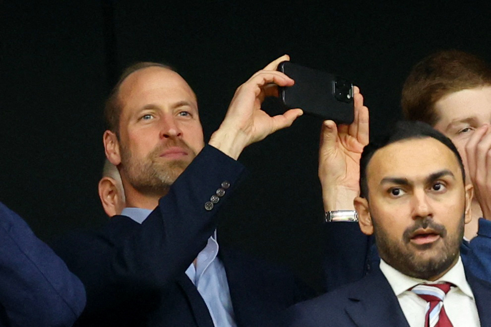 Soccer Football - UEFA Europa League - Final - SC Freiburg v Aston Villa - Besiktas Park, Istanbul, Turkey - May 20, 2026 Britain's Prince William in the stands before the match REUTERS