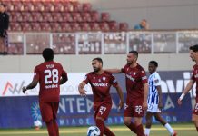 ΑΕΛ Novibet – Ατρόμητος 2-1: Οι «βυσσινί» νίκησαν, όμως αποχαιρέτησαν τη Super League Οι παίκτες της ΑΕΛ Novibet