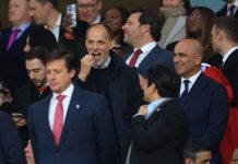 Ατλέτικο Μαδρίτης live για τα ημιτελικά του Champions League Ο Τούχελ και ο Μαρτίνεθ στο Έμιρεϊτς/ Action Images via Reuters/Paul Childs