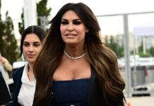Η Κίμπερλι Γκιλφόιλ στο T- Center για τον ημιτελικό της Euroleague ανάμεσα στον Ολυμπιακό και τη Φενερμπαχτσέ Η Κίμπερλι Γκιλφόιλ