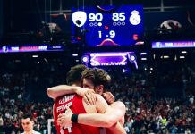 Η «μαγική» παρακάμερα για την κατάκτηση της 4ης Euroleague των Πειραιωτών Γουόκαπ και Βεζένκοφ