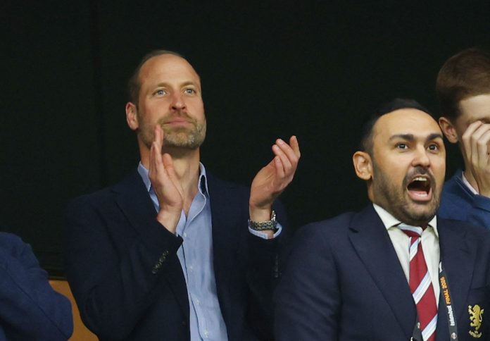 Οι αντιδράσεις του στον ιστορικό αγώνα της Άστον Βίλα Soccer Football - UEFA Europa League - Final - SC Freiburg v Aston Villa - Besiktas Park, Istanbul, Turkey - May 20, 2026 Britain's Prince William in the stands before the match REUTERS