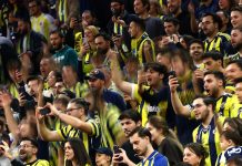Περισσότεροι από 4.000 φίλοι της Φενέρμπαχτσε στο Telekom Center για το Final Four της Euroleague Οι οπαδοί της Φενερμπαχτσέ