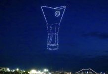Το φαντασμαγορικό drone show στον ουρανό της Αθήνας στο γκαλά της Euroleague για το Final Four Το τρόπαιο της Euroleague