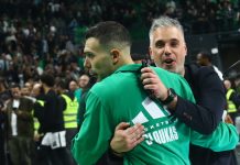 Ο Δημήτρης Κοντός με τον Κώστα Σλούκα