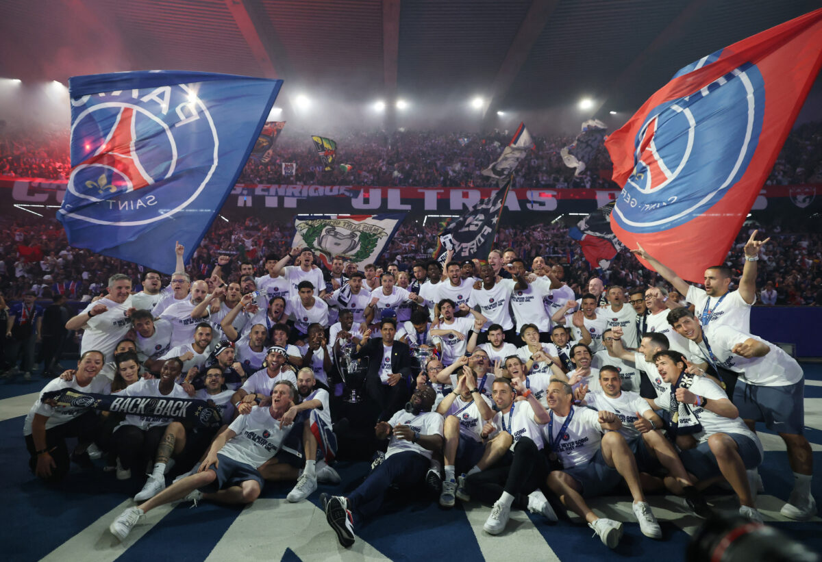 Εικόνες από τη φιέστα της Παρί Σεν Ζερμέν