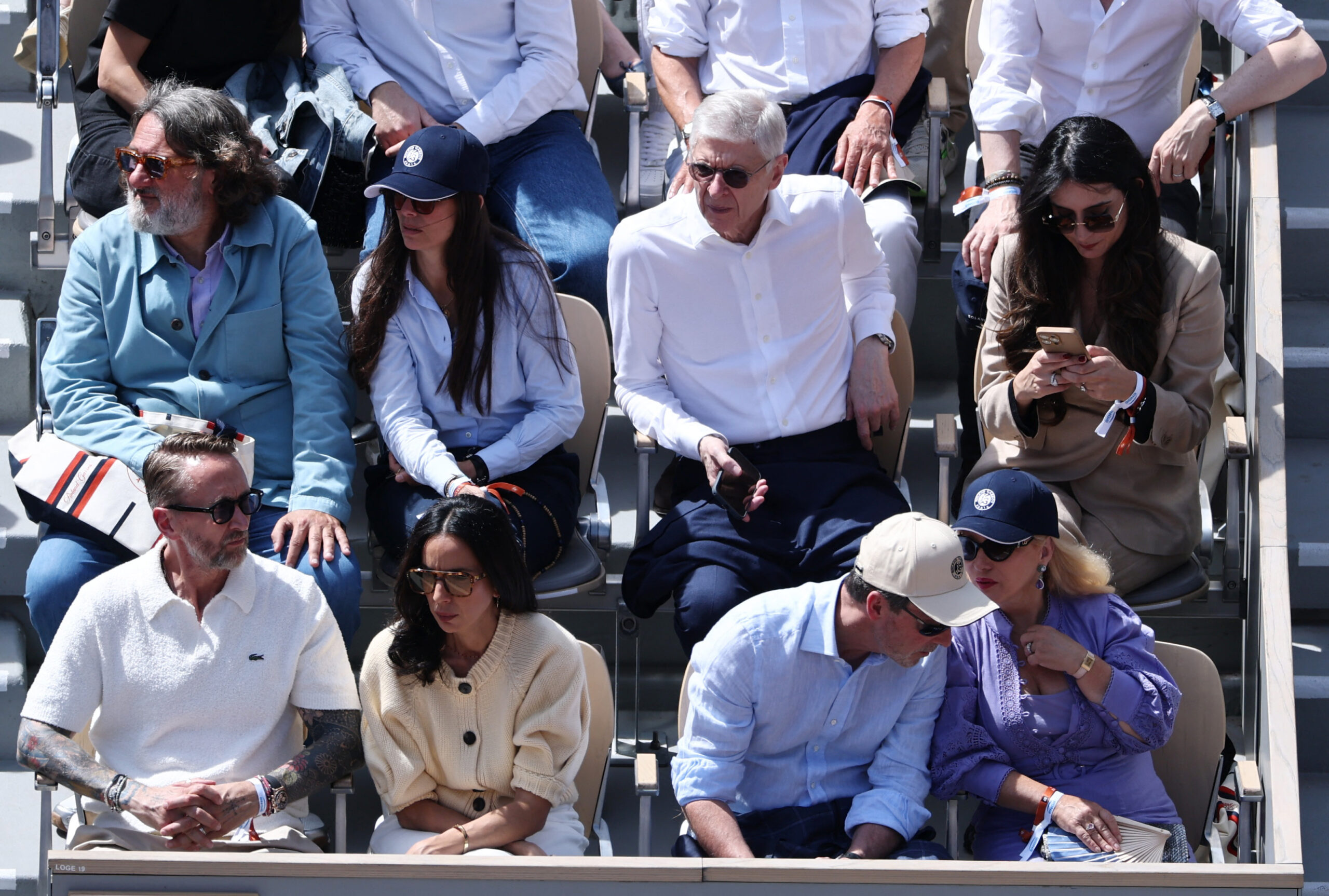 Ο Αρσέν Βενγκέρ στον τελικό του Roland Garros