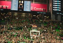 Ολυμπιακός: Τοποθετήθηκαν plexiglass πίσω από τον πάγκο των Πειραιωτών στο Telekom Center Athens Οι οπαδοί του Παναθηναϊκού